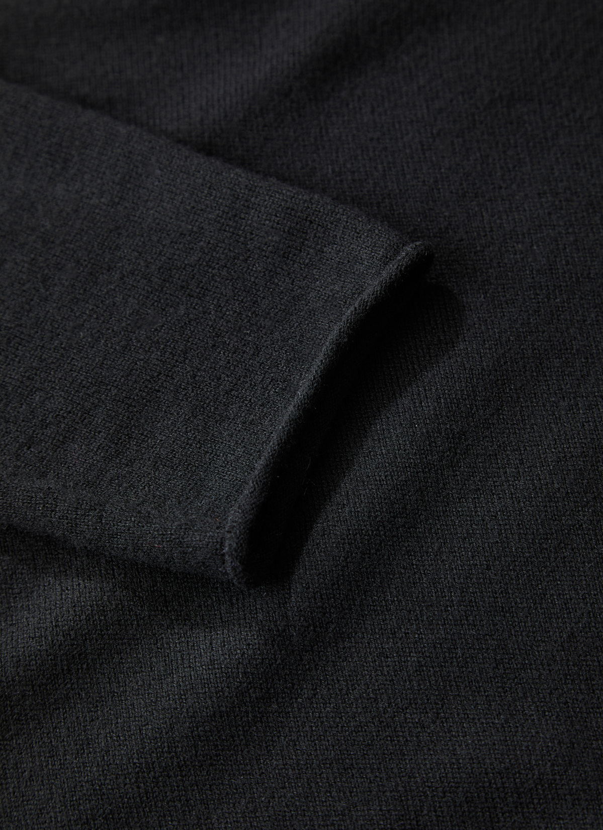 Pullover Stehkragen 1/1 Arm, Black 
