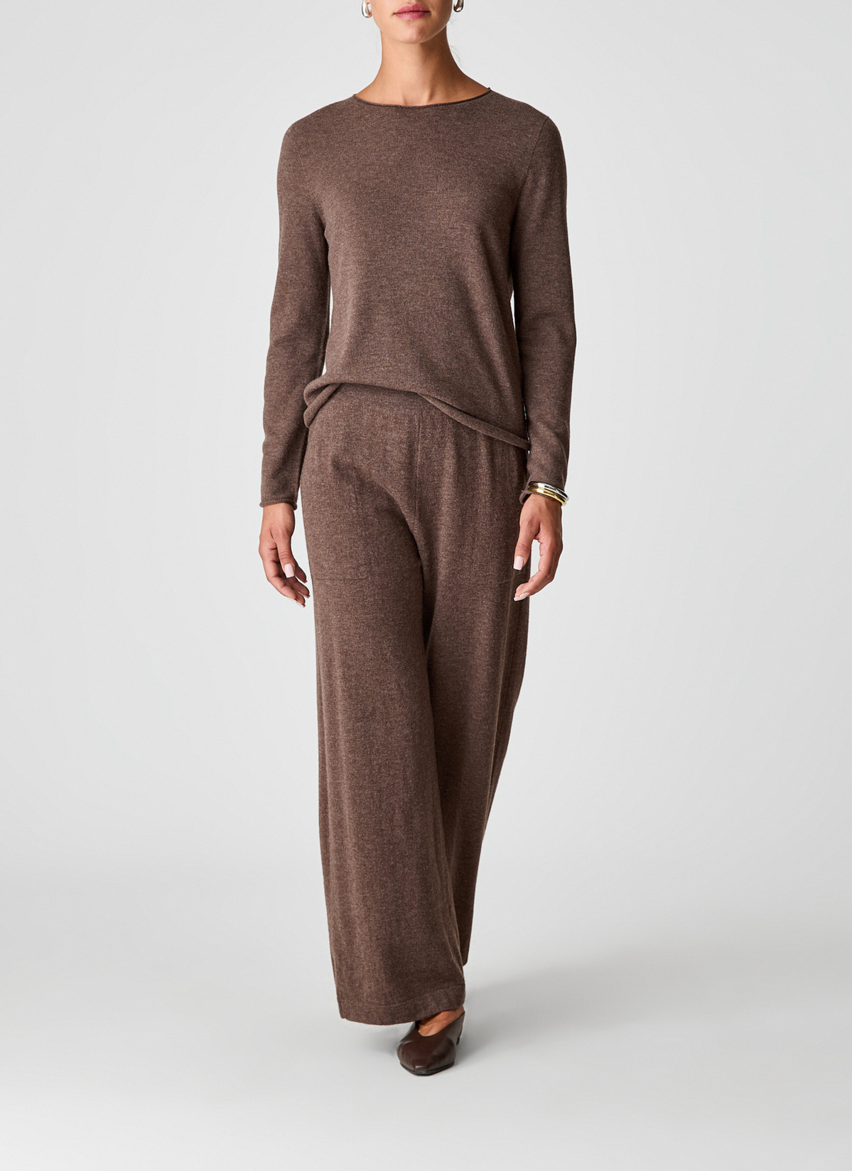 Pullover Rundhals 1/1 Arm, Hardwood Detailansicht 2