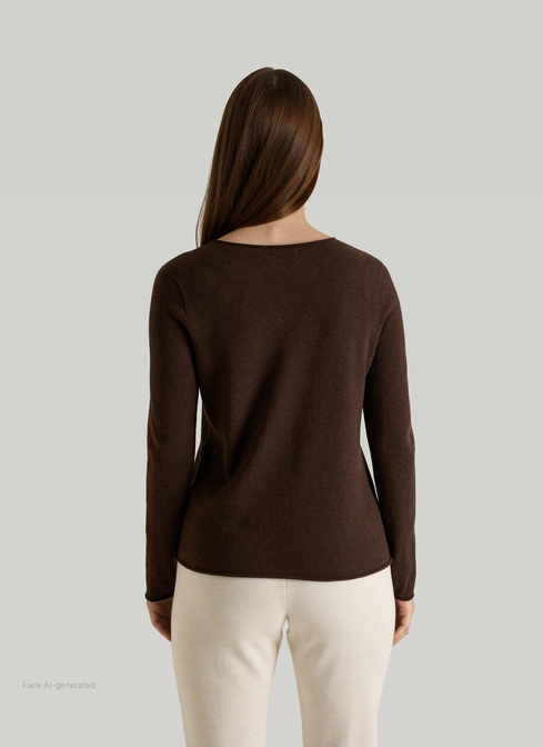 Pullover Rundhals 1/1 Arm width=