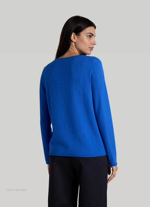 Pullover Rundhals 1/1 Arm width=