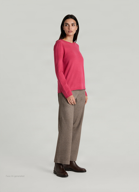 Pullover Rundhals 1/1 Arm width=