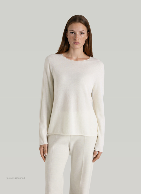 Pullover Rundhals 1/1 Arm width=