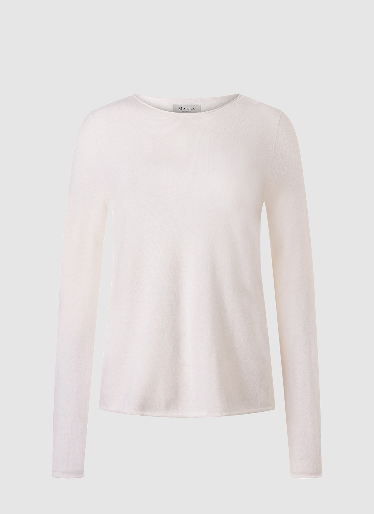 Pullover Rundhals 1/1 Arm, New White 