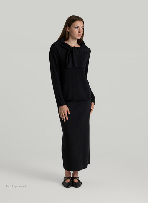 Pullover Rundhals 1/1 Arm width=