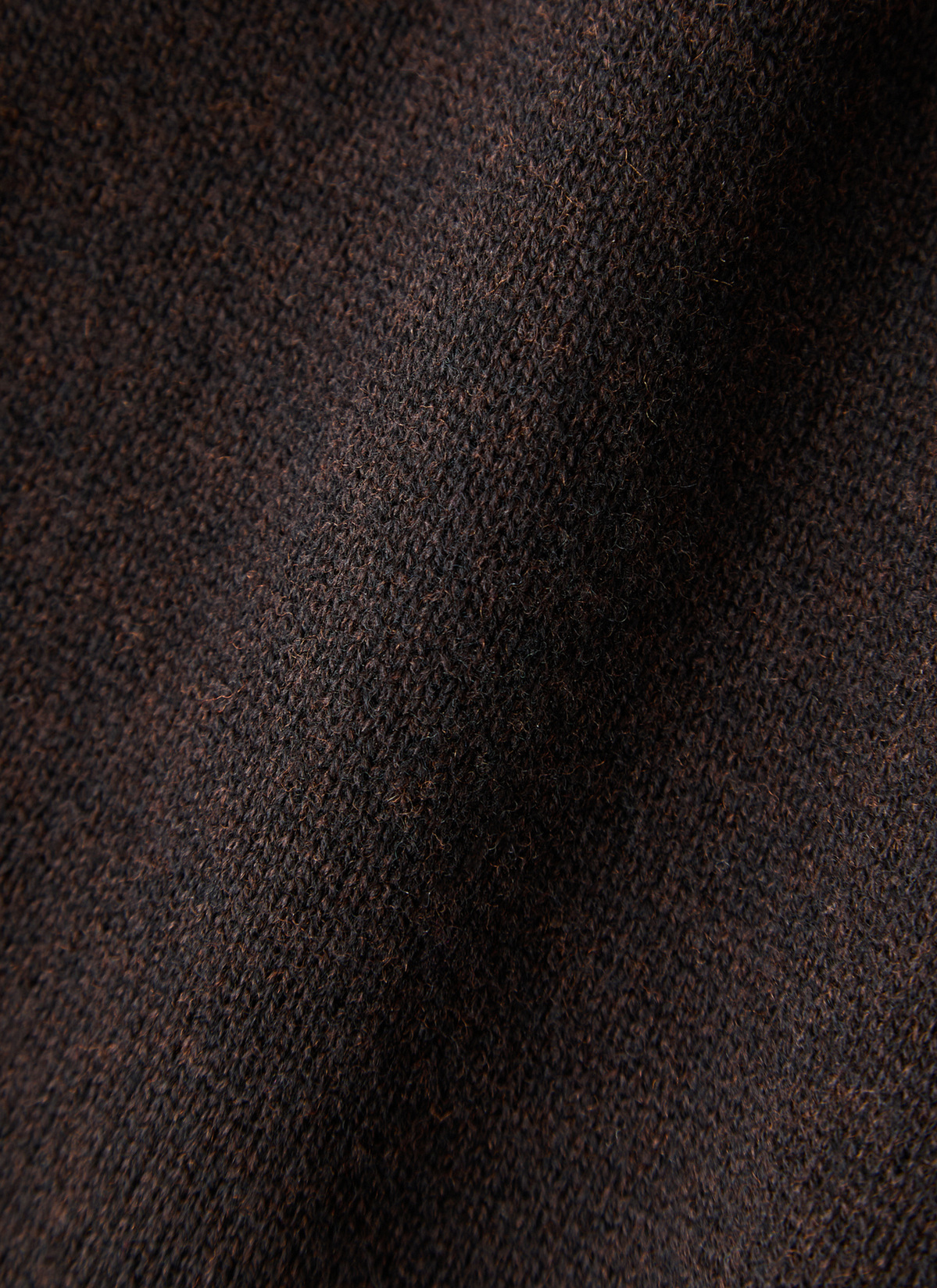 Pullover Rollkragen 1/1 Arm, Dark Espresso 