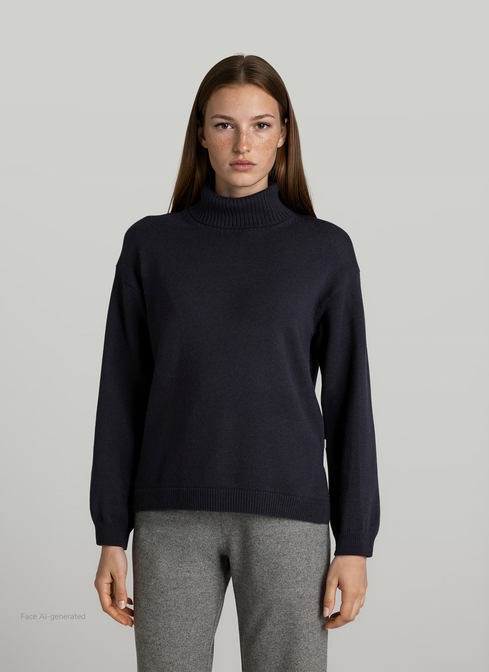 Pullover Rollkragen 1/1 Arm width=