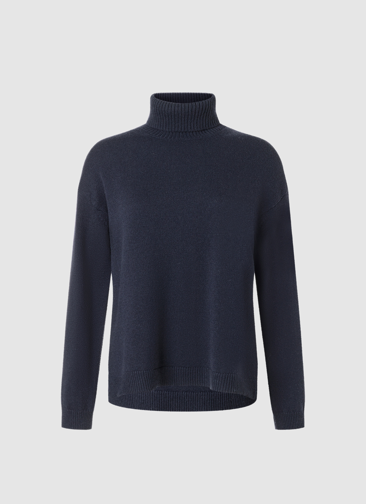 Pullover Rollkragen 1/1 Arm, Navy
