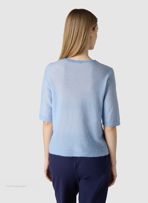 Pullover Rundhals 1/1 Arm width=
