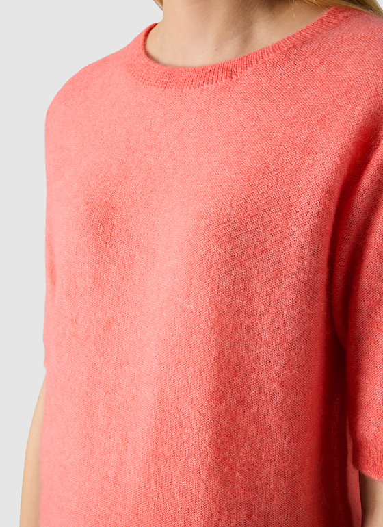 Pullover Rundhals 1/1 Arm Flamingo Frontansicht