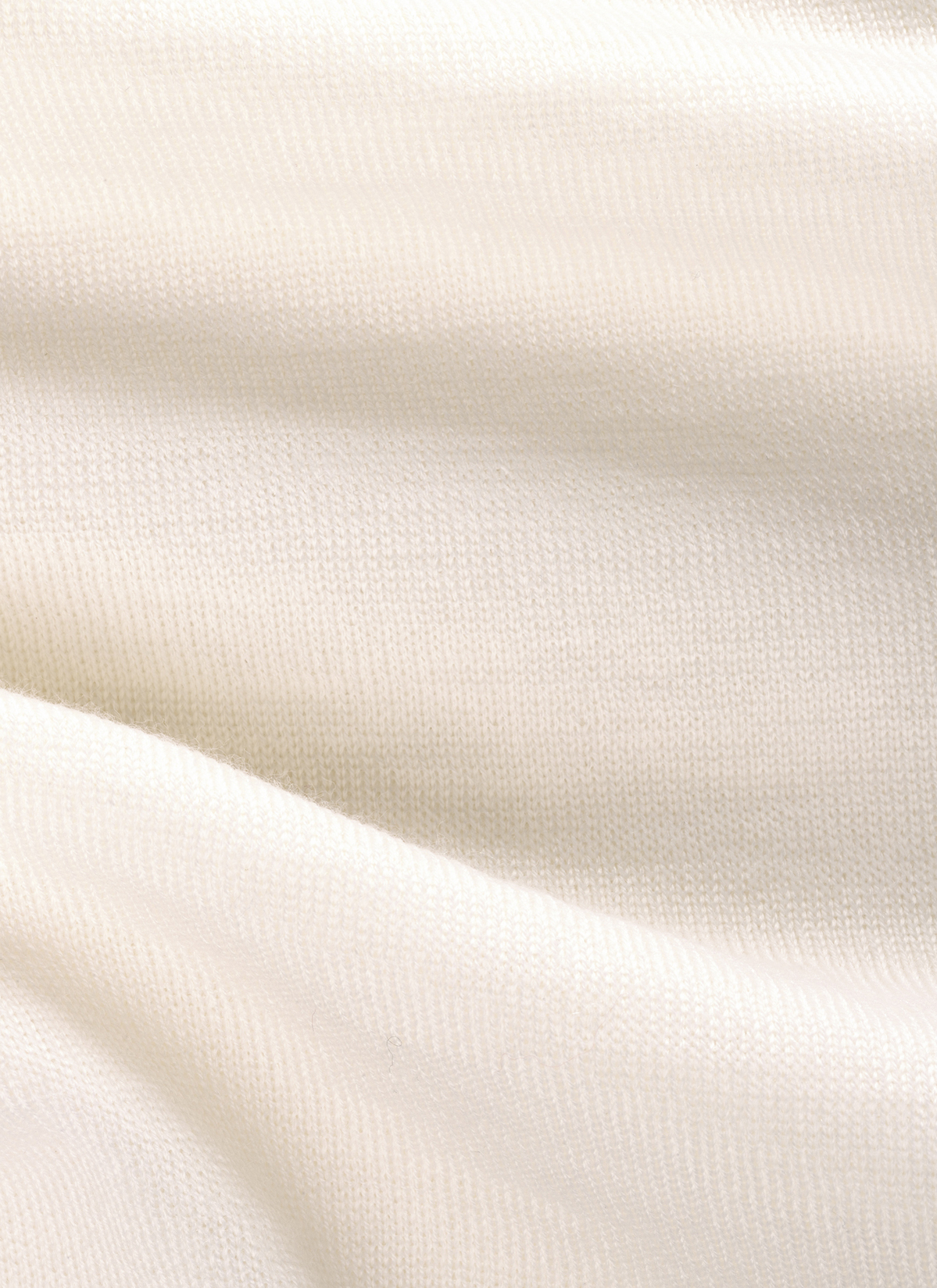 Pullover Polokragen Knopf 1/1 Arm, New White Detailansicht 2