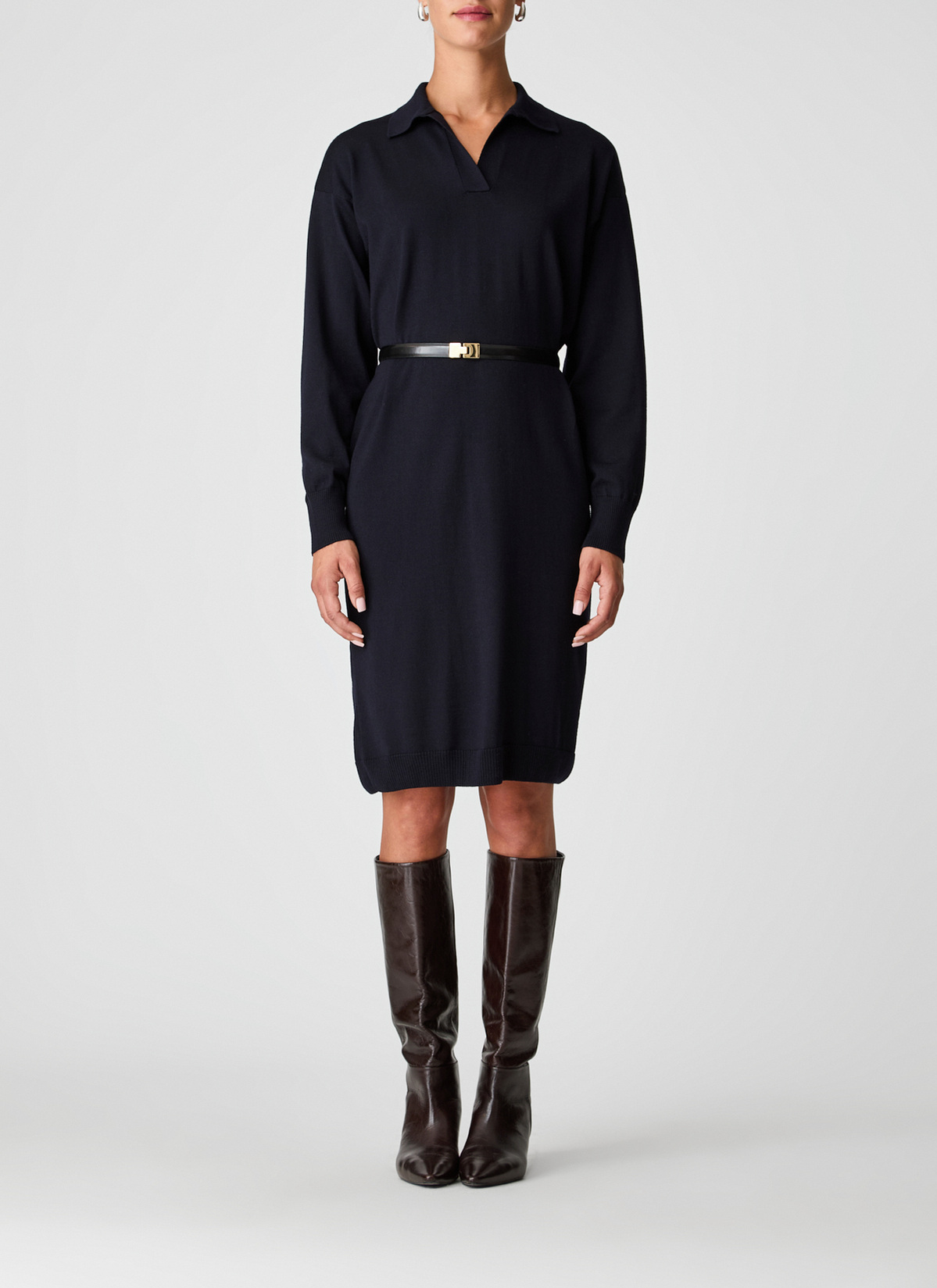 Hose (alle Formen), Navy Frontansicht