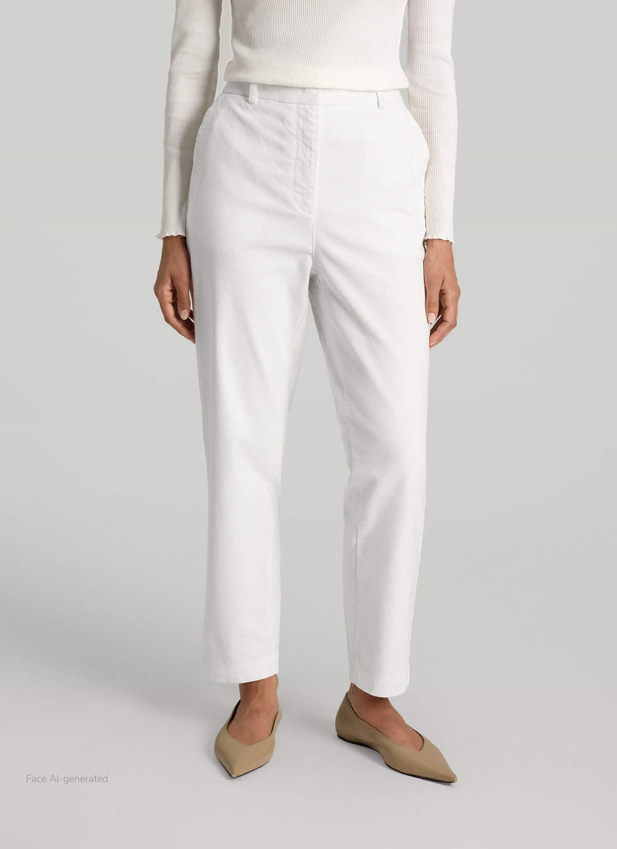 Hose, New White Frontansicht