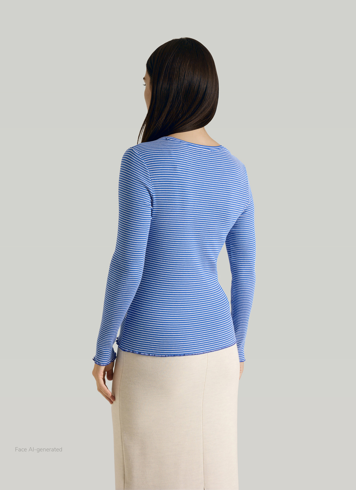 Longsleeve 1/1 Arm, Nordic Light Rückansicht