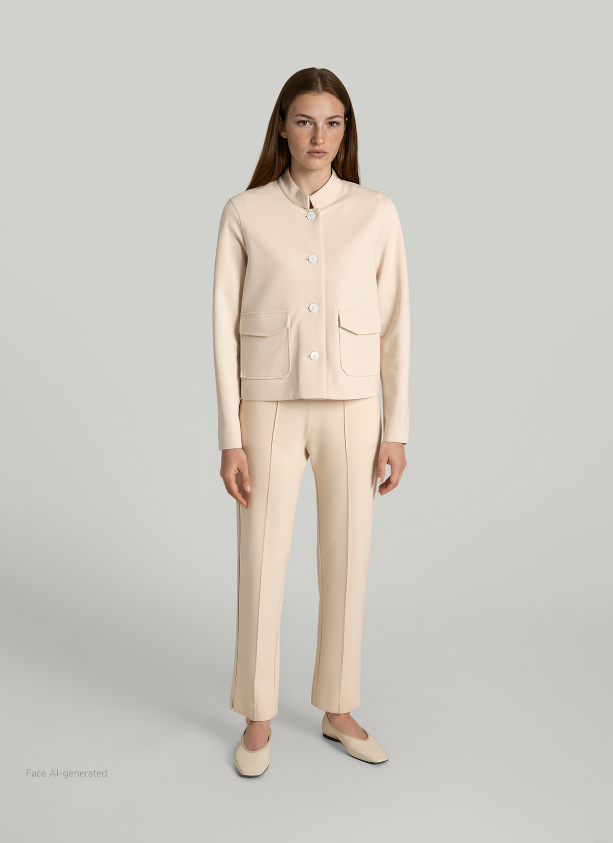 Jacke Wirk, Frosted Dune Detailansicht 2