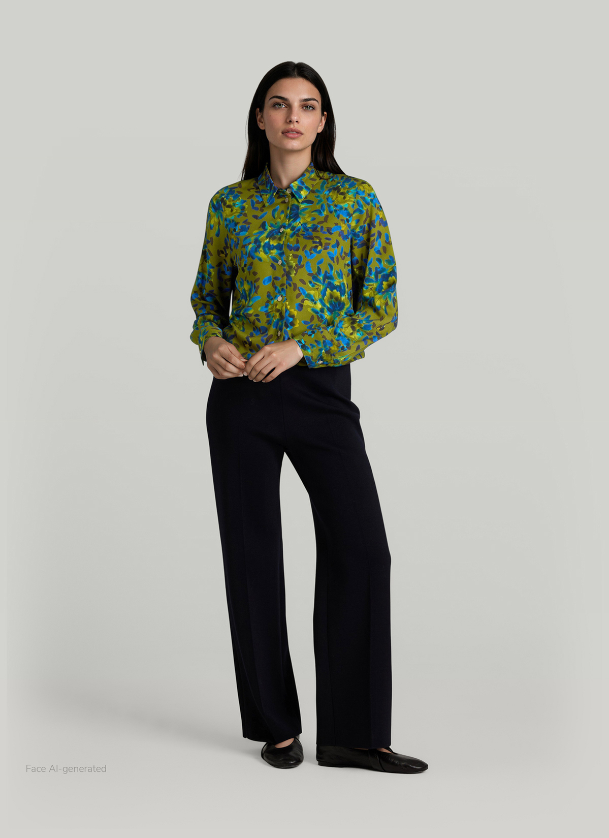 Bluse 1/1 Arm, Autumn Forest Detailansicht 2