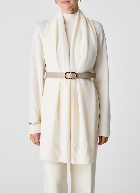Schal New White Frontansicht