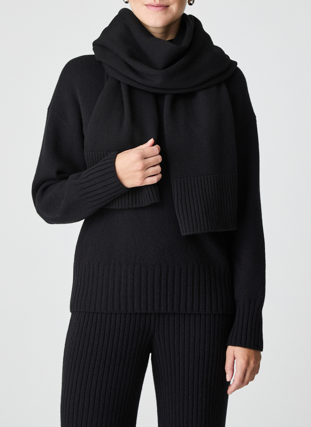 Schal, Black Frontansicht